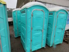 PORTABLE SITE TOILET WITH SINK.