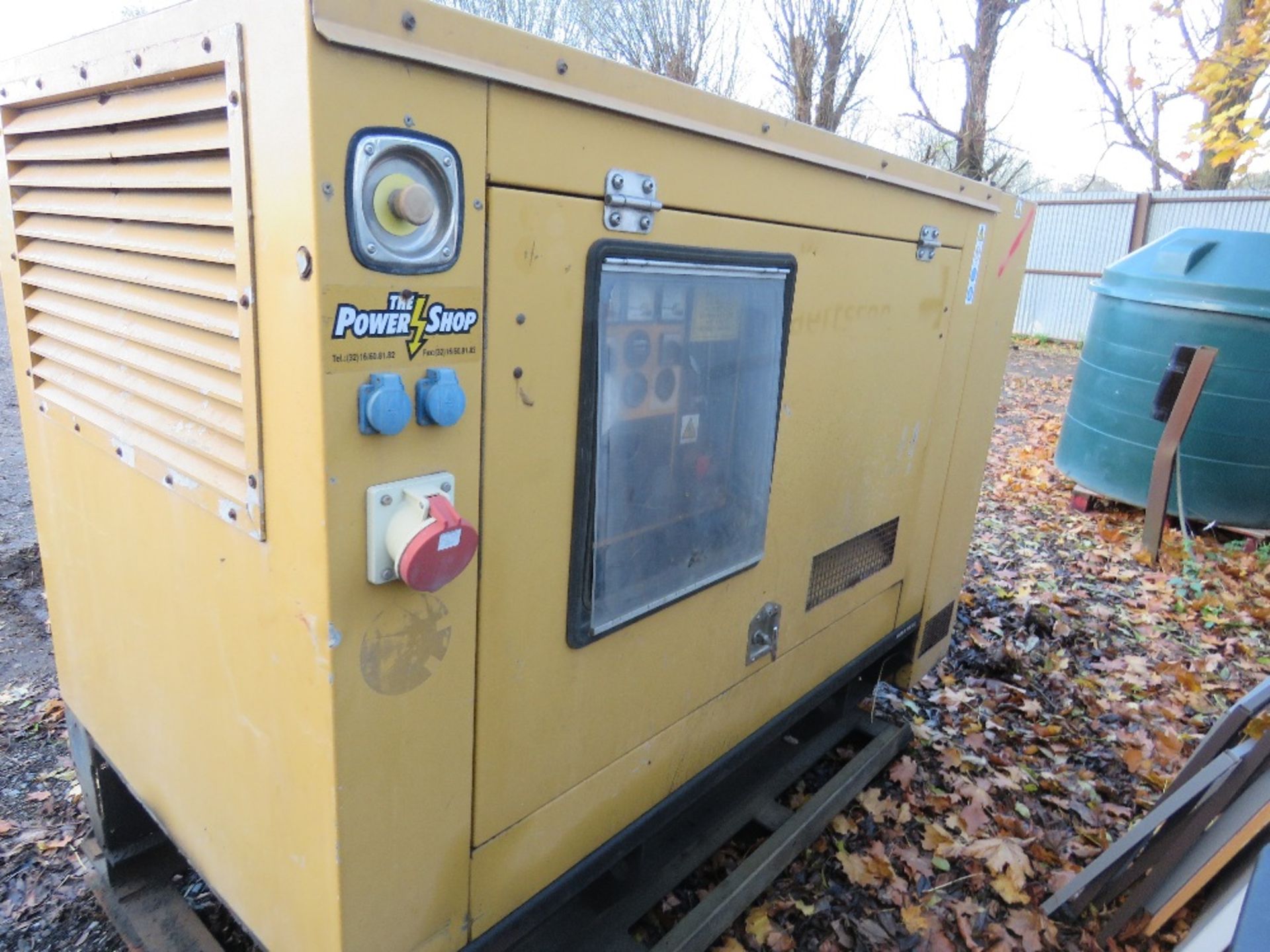 OLYMPIAN 65KVA SILENCED GENERATOR. MODEL GEP65-3, YEAR 2000. PERKINS ENGINE (BELIEVED TO HAVE BEEN R - Image 4 of 7