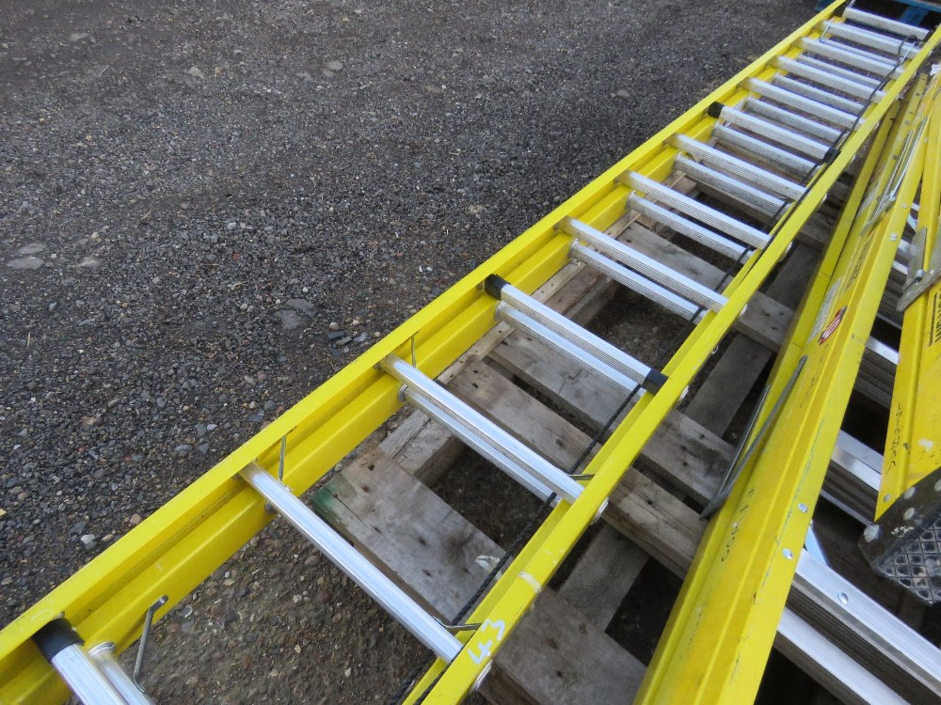 2 SECTION GRP LADDER. SOURCED FROM LOCAL DEPOT CLEARANCE DUE TO A CHANGE IN POLICY.