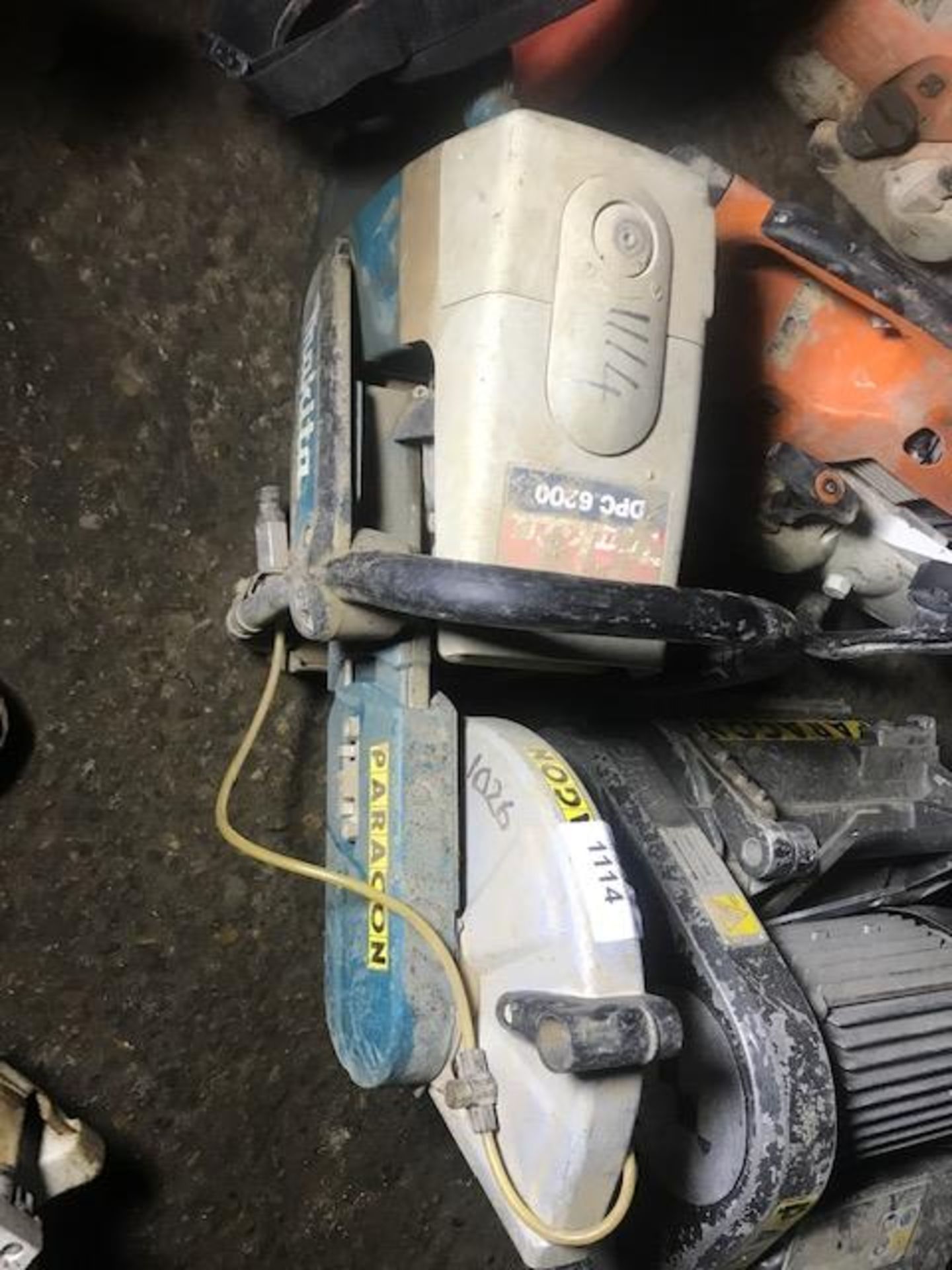 MAKITA PETROL ENGINED SAW. CONDITION UNKNOWN. - Image 2 of 3