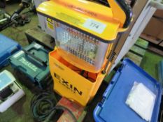 EXIN BATTERY POWERED LIGHTING UNIT. SOURCED FROM DEPOT CLEARANCE DUE TO A CHANGE IN COMPANY POLICY.