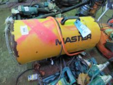 MASTER PROPANE GAS HEATER, CONDITION UNKNOWN.