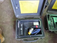 GEBERIT ESG40/200 PIPE FUSION WELDER UNIT, IN CASE. 110VOLT POWERED. UNTESTED, CONDITION UNKNOWN.