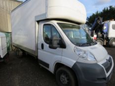 CITROEN RELAY 35 LUTON BODIED VAN REG:LK61 CZB. WITH TAIL LIFT. 135,312 REC MILES. DIRECT FROM LOCAL