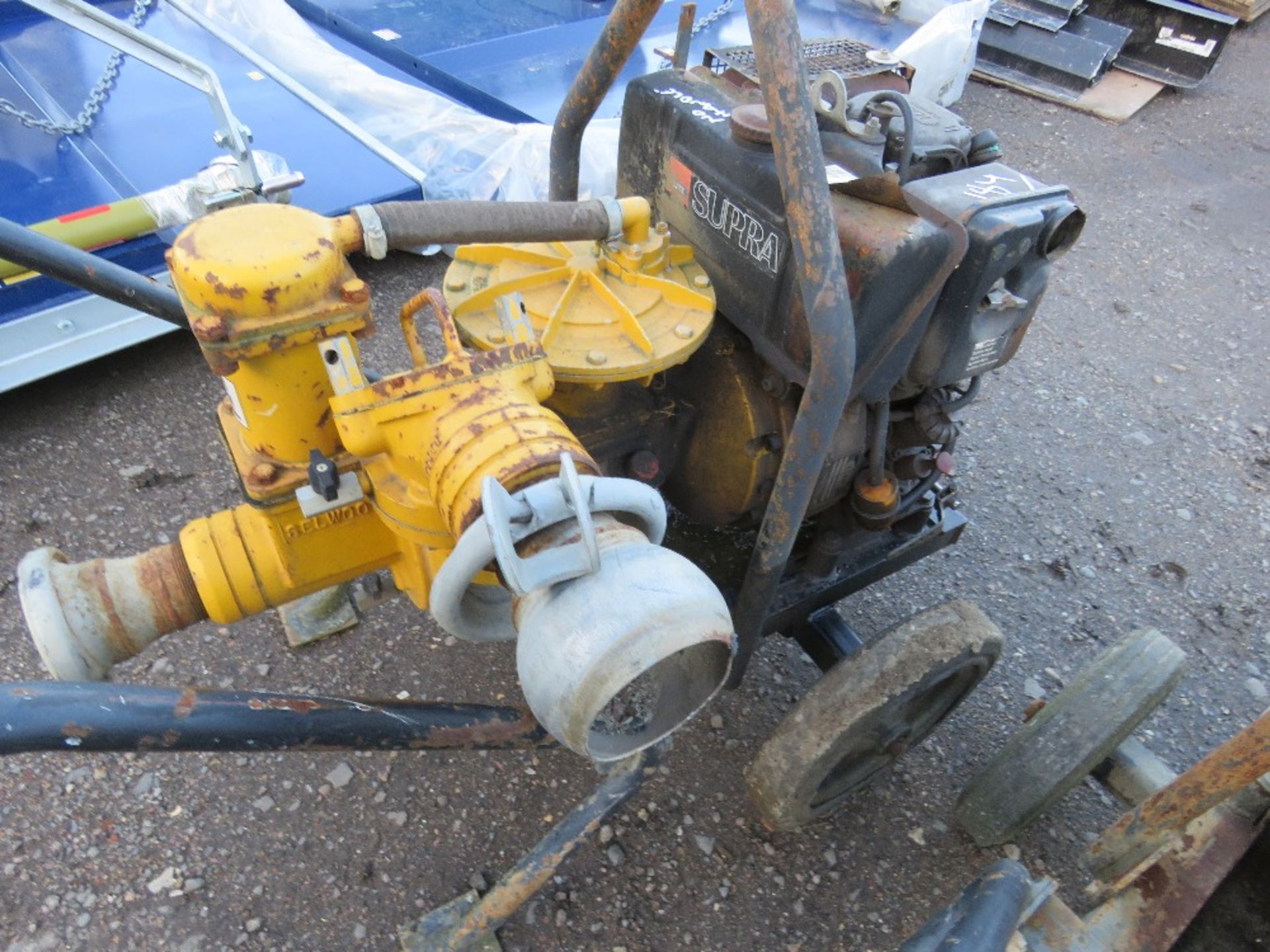 SELWOOD 3" WATER PUMP WITH HATZ ENGINE. NO HANDLE. - Image 4 of 4