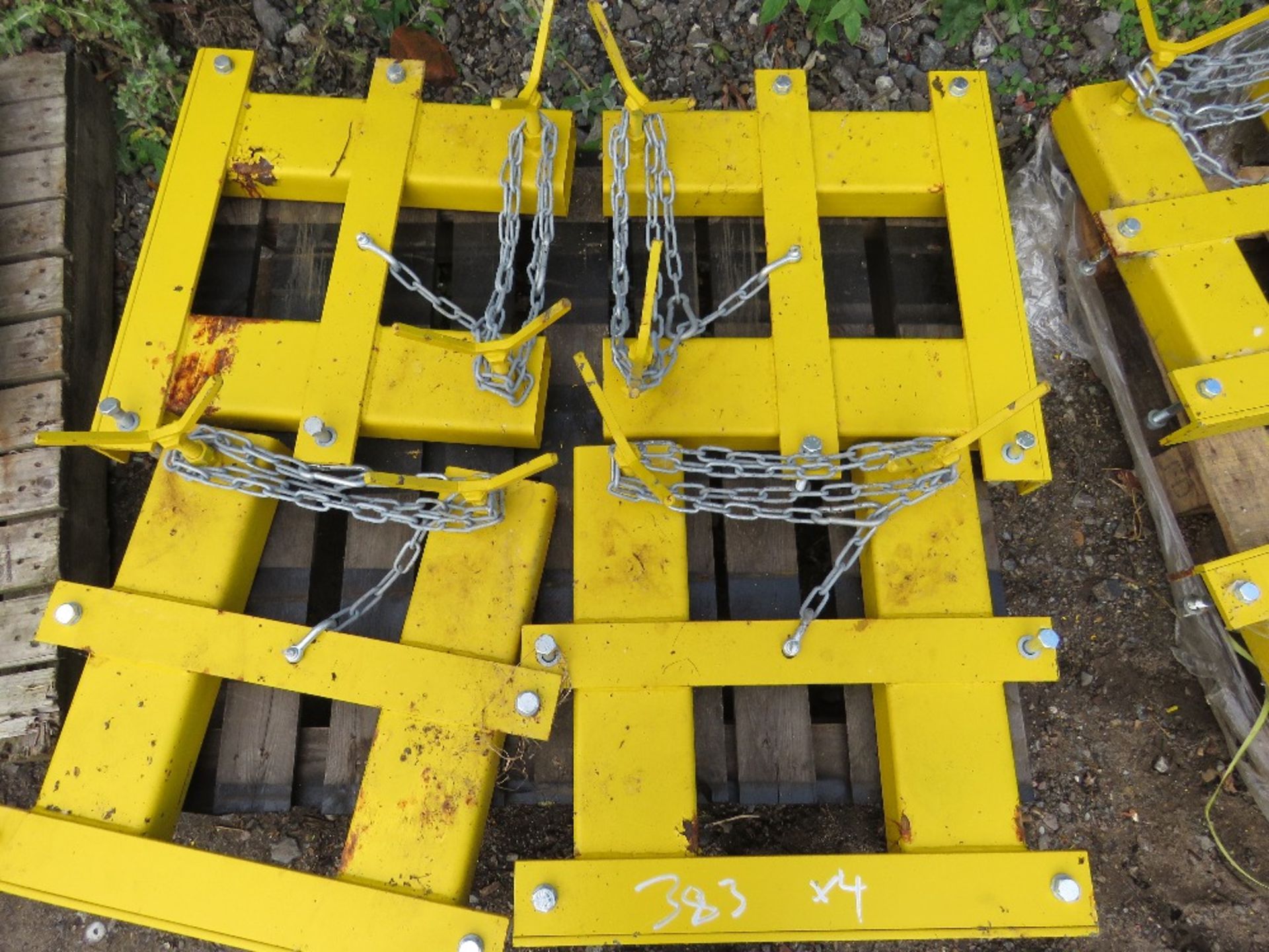 4 X FORKLIFT MOUNTING FRAMES SUITIBLE FOR SNOW PLOUGH ETC.