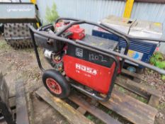 MOSA TS200 DIESEL ENGINED WELDER. WHEN TESTED WAS SEEN TO START AND RUN, OUTPUT UNTESTED.