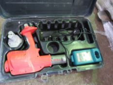 RIDGID RP300-B BATTERY POWERED CRIMPING GUN. NO HEADS. UNTESTED, CONDITION UNKNOWN.