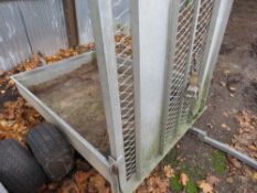 SMALL SIZED TRAILER FOR MOWER ETC. BED SIZE 6FT X 4FT APPROX.