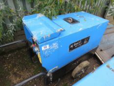 GENSET 6KVA BARROW GENERATOR. WHEN TESTED WAS SEEN TO RUN AND SHOWED POWER. STOP CONTROL NEEDS ATTEN