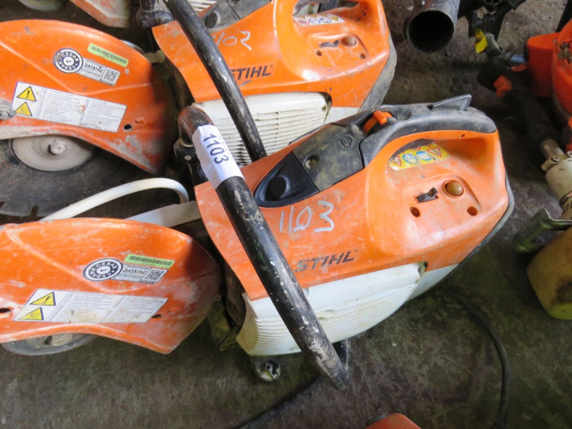 STIHL TS410 PETROL SAW. CONDITION UNKNOWN. - Image 2 of 3