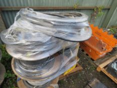 LARGE PALLET OF ARMOURED AND OTHER CABLES.