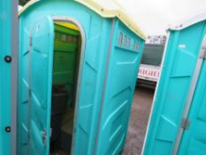 PORTABLE SITE TOILET WITH SINK.