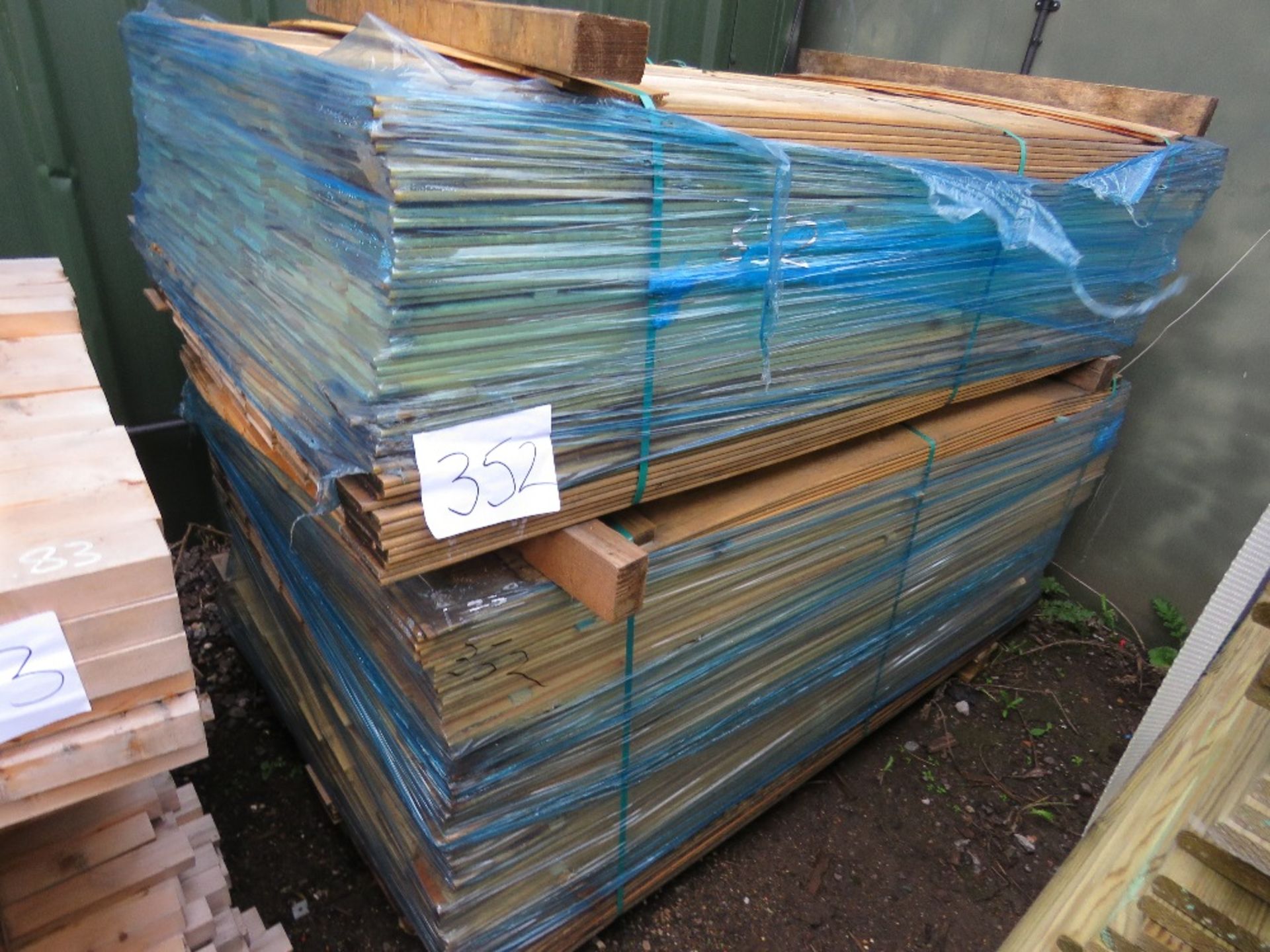 STACK OF 2 X BUNDLES OF BOARDS 1.75M LENGTH APPROX.