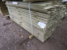 LARGE PACK OF SHIPLAP CLADDING TIMBERS, 1.68M X 0.10M APPROX.