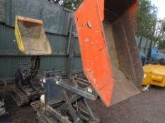 CORMIDI 9.65B PETROL ENGINED HIGH TIP TRACKED BARROW, YEAR 2005. SN:9/6656. WHEN TESTED WAS SEEN TO