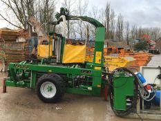 McHALE 998 TOWED SILAGE BALE WRAPPER UNIT, YEAR 2014.