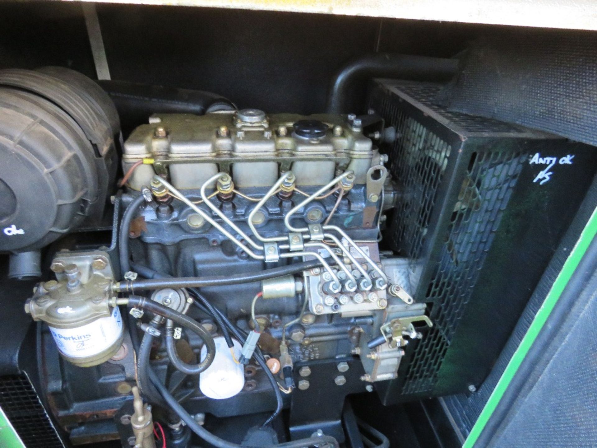 bid increment now £50 BRUNO GX220 SKID GENERATOR SET, YEAR 2007. PERKINS ENGINE. - Image 3 of 4