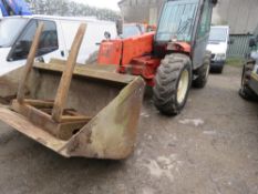 MANITOU MT728-4 TELEHANDLER, YEAR 1999. 9571 REC HOURS APPROX. WHEN TESTED WAS SEEN TO RUN, DRIVE, S