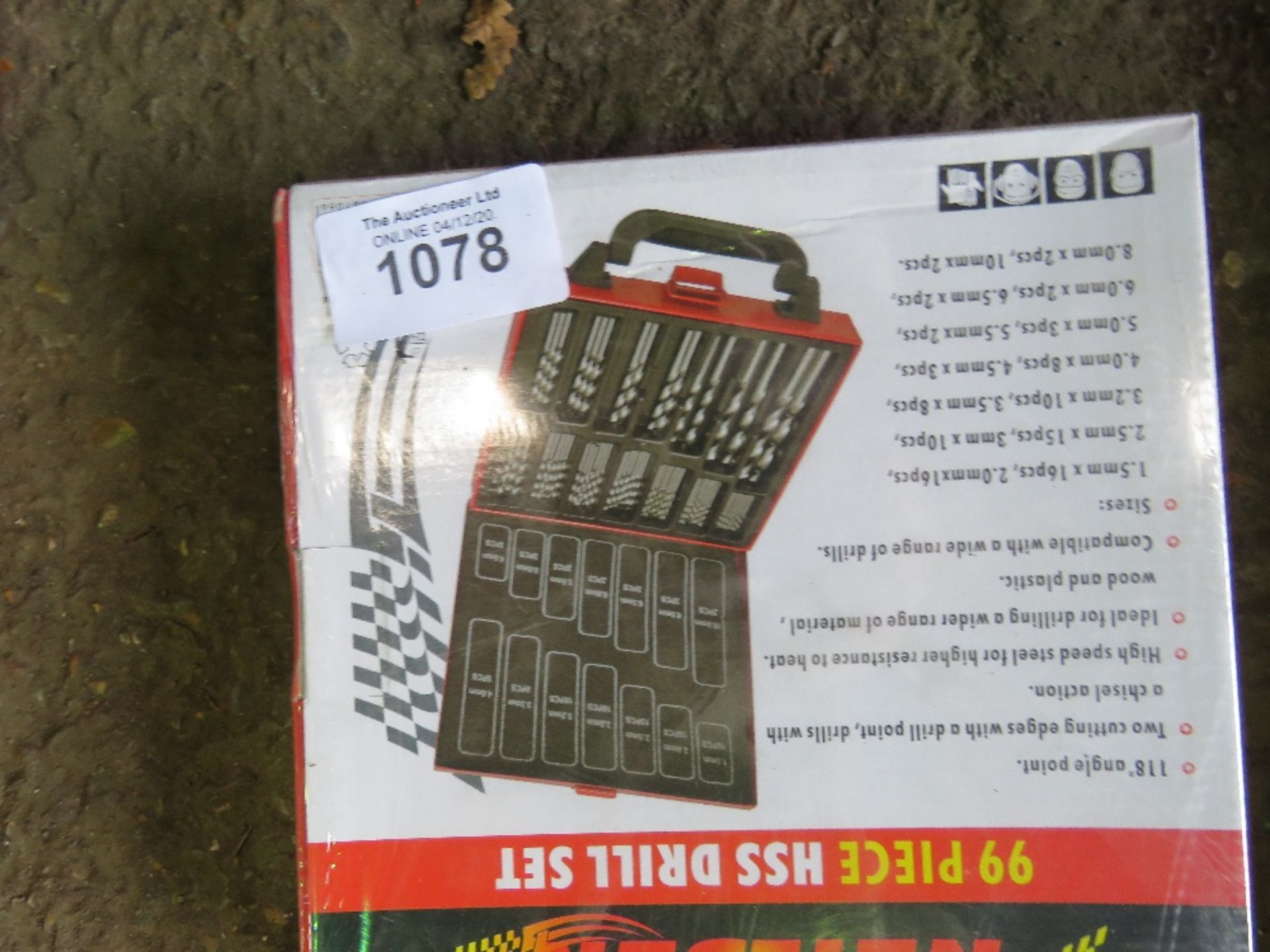 99 PIECE DRILL BIT SET.