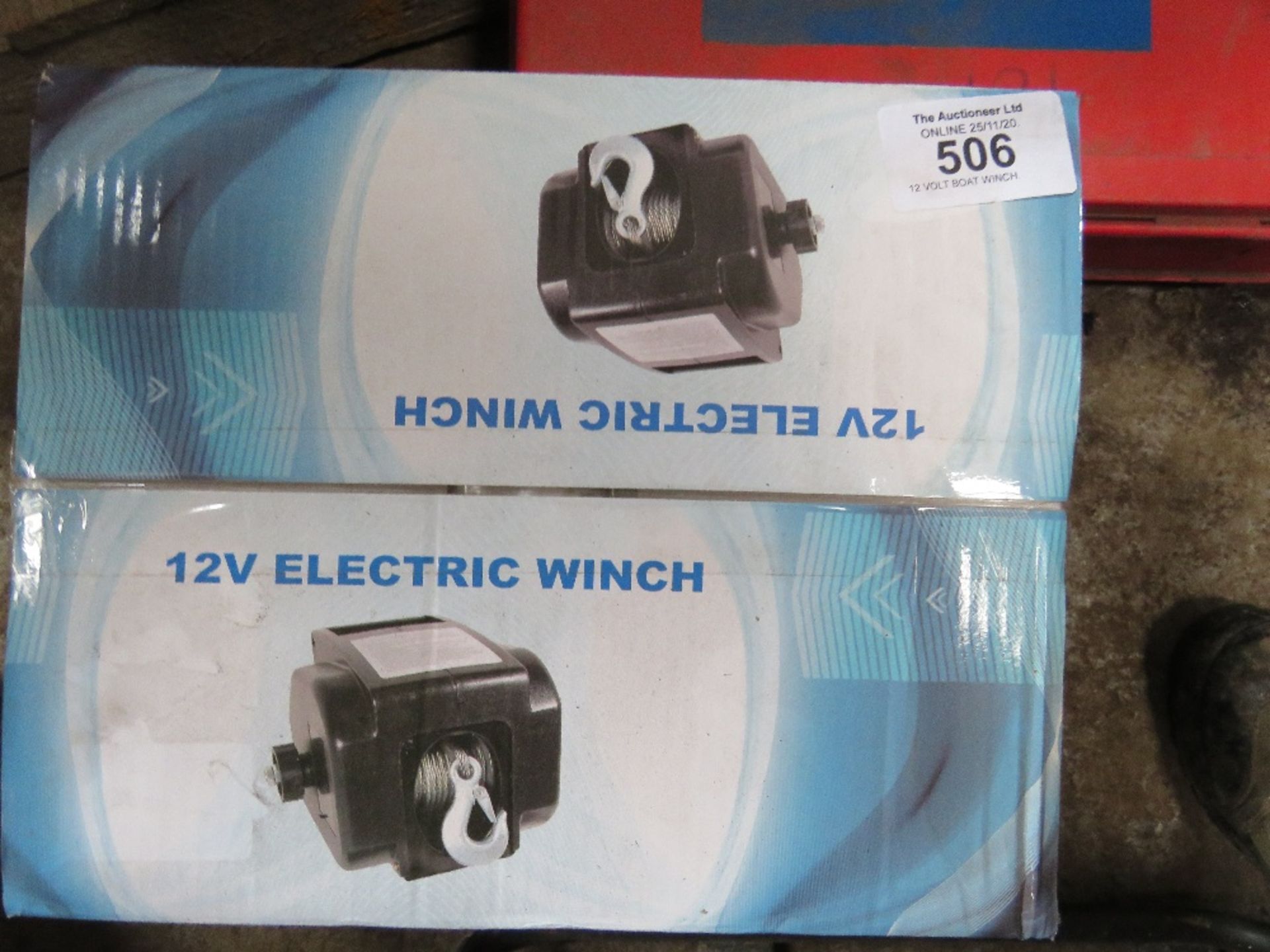 12 VOLT BOAT WINCH.