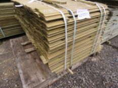 LARGE PACK OF SHIPLAP CLADDING TIMBERS, 0.81M X 0.10M APPROX.