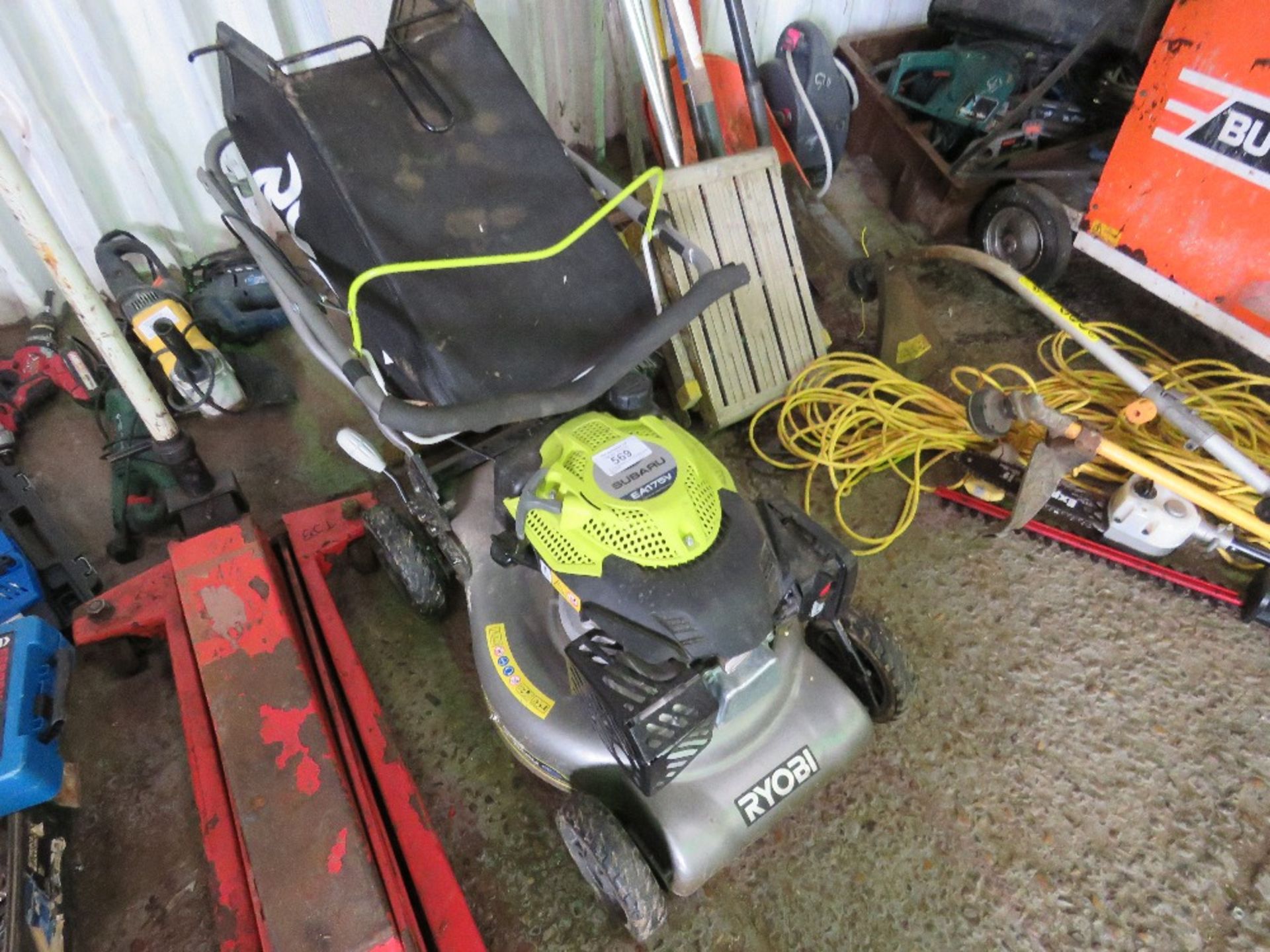 RYOBI SUBARU 46" PETROL ROTARY MOWER. - Image 2 of 2