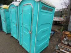 PORTABLE SITE TOILET WITH SINK.