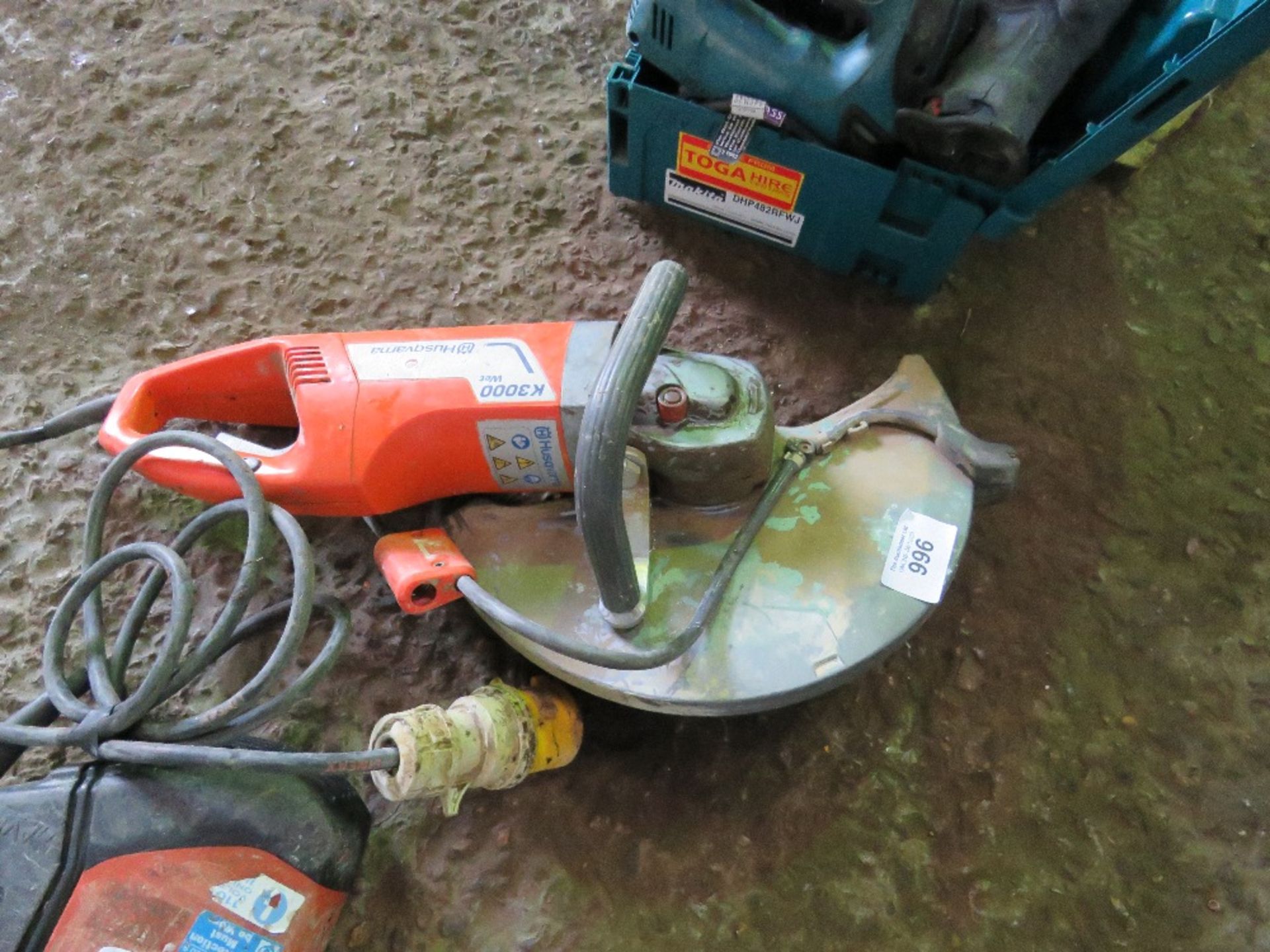 HUSQVARNA K300 WET CUT 110VOLT SAW, CONDITION UNKNOWN. - Image 2 of 2