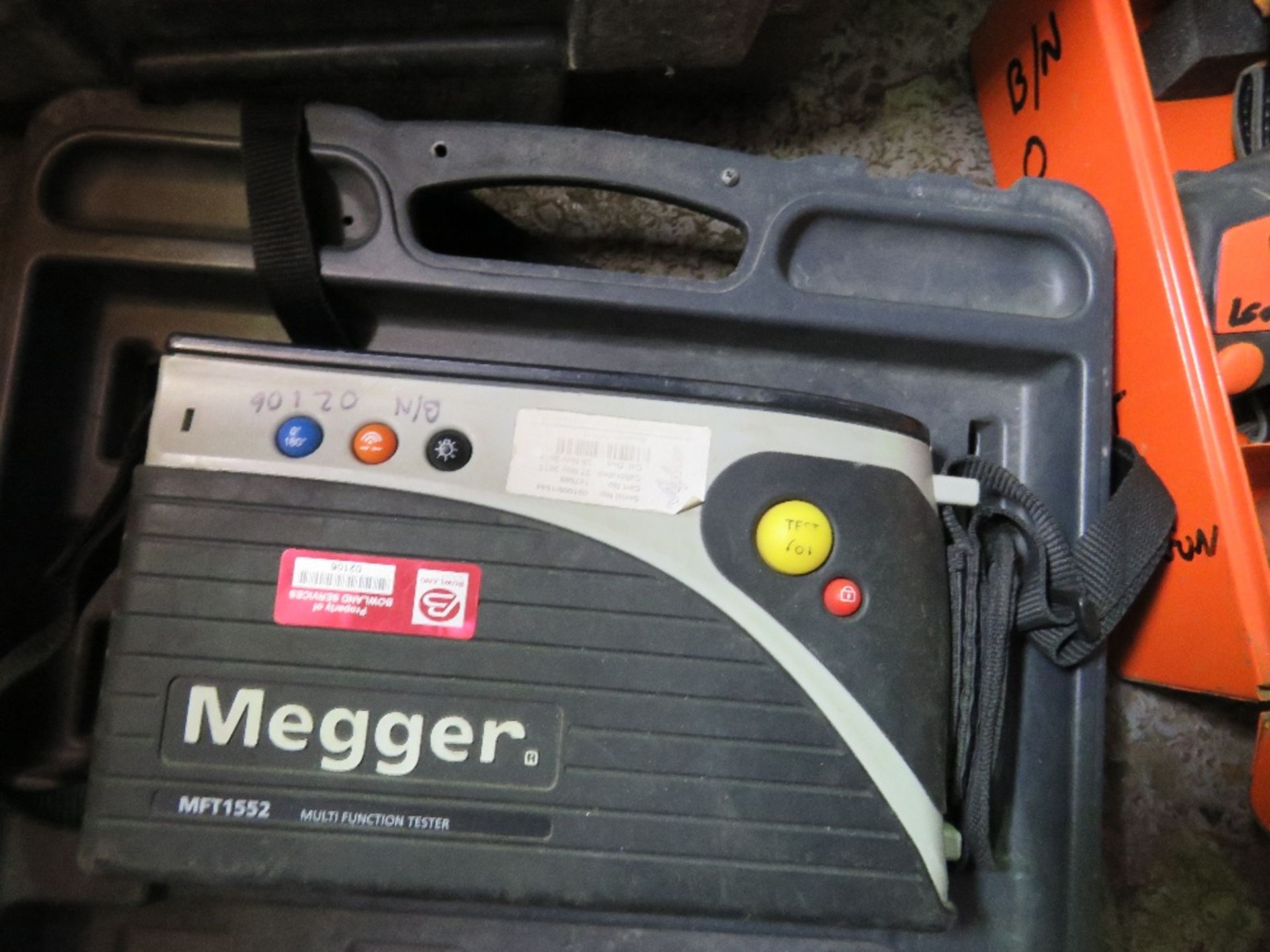 2 X MEGGER MFT1552 MULTI FUNCTION TESTER UNITS. SOURCED FROM DEPOT CLEARANCE DUE TO A CHANGE IN COMP - Image 3 of 3