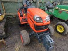 KUBOTA BX2350 COMPACT 4 WHEEL DRIVE TRACTOR SN:75709 YEAR 2013. WHEN TESTED WAS SEEN TO DRIVE, STEER