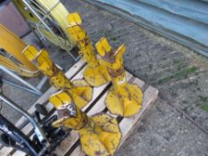 4 X CABLE REEL STANDS.