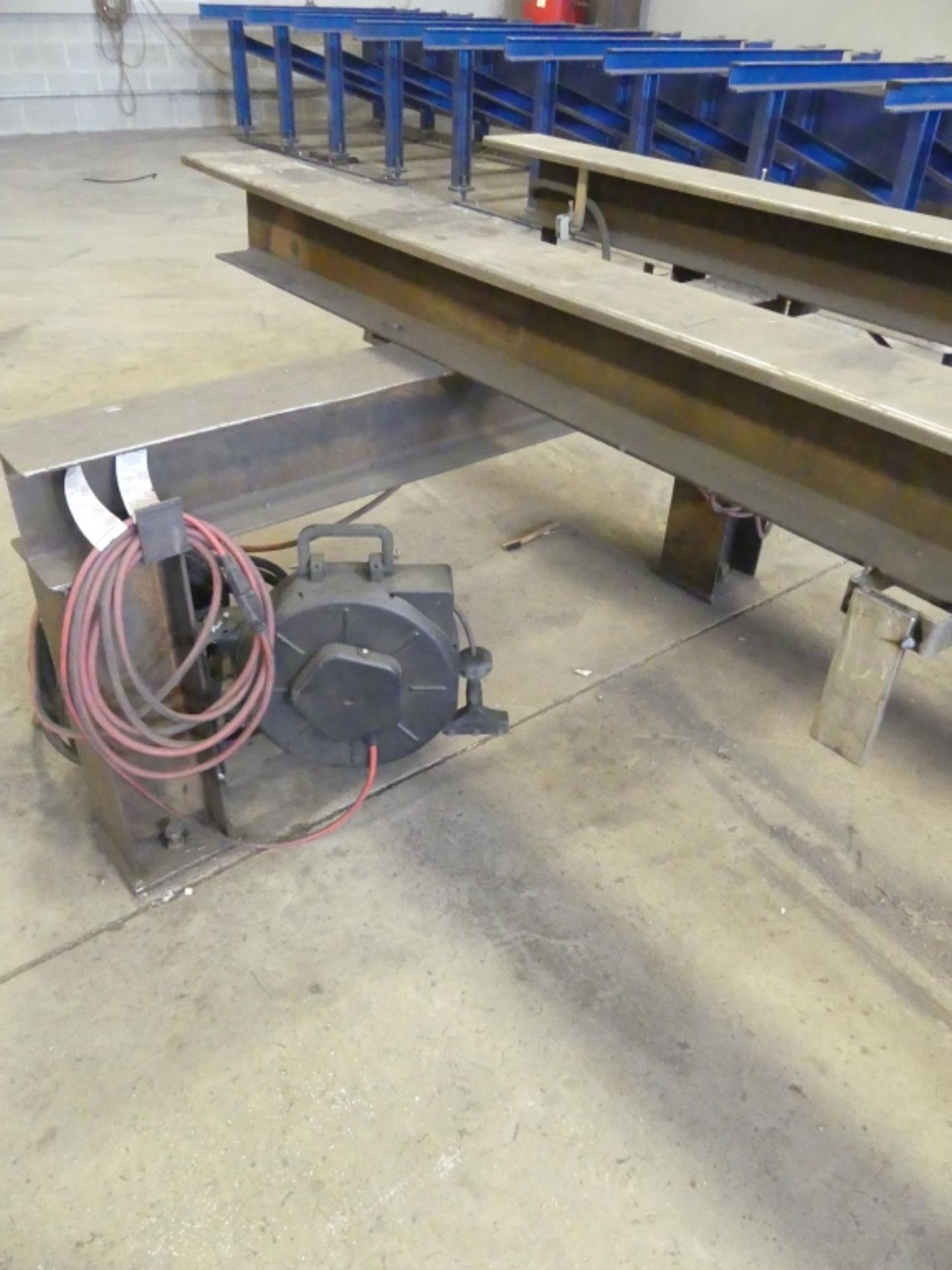 Welding Stand - Double I-beam, Custom, 185" long - Image 5 of 6