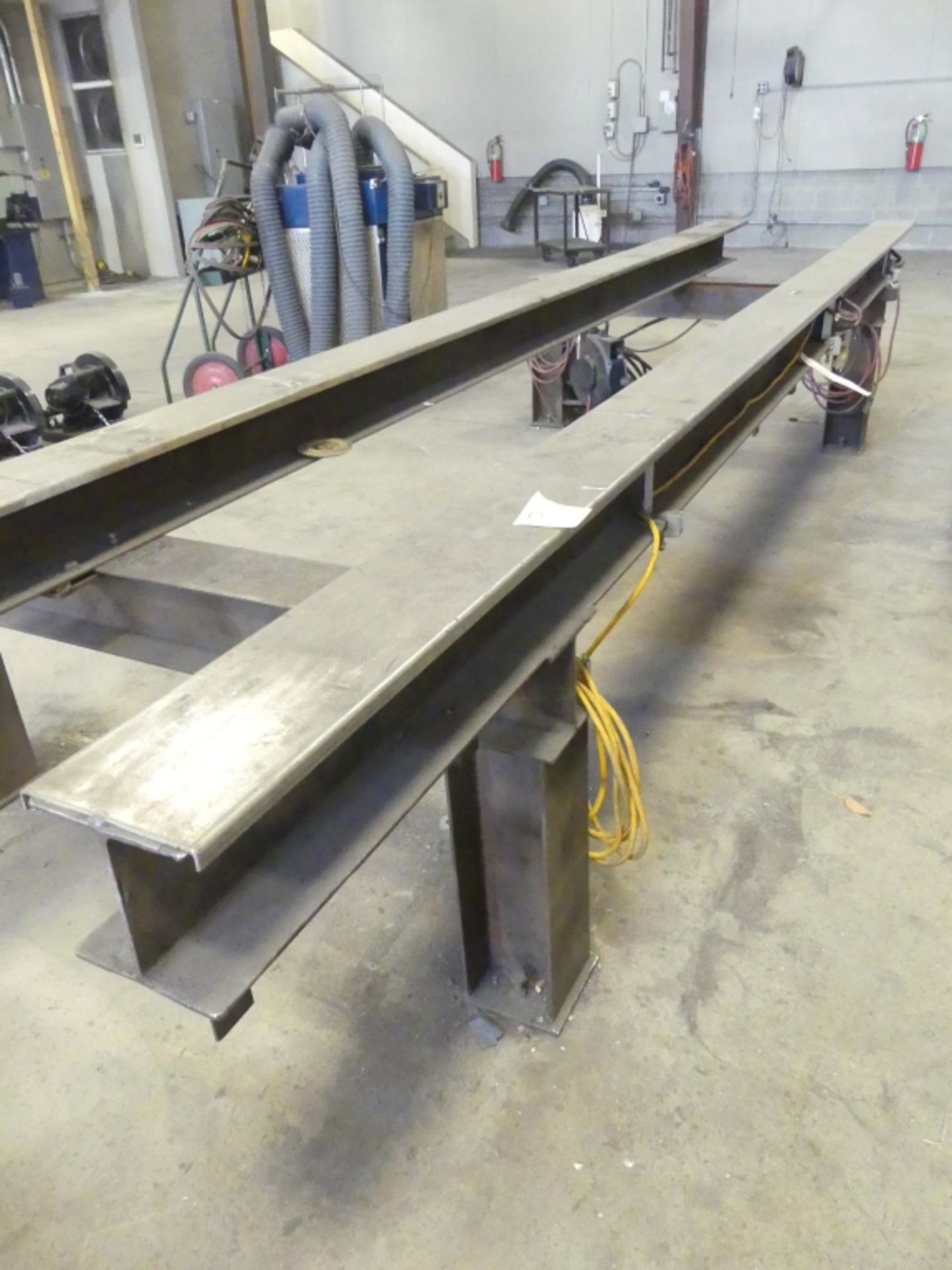 Welding Stand - Double I-beam, Custom, 185" long - Image 3 of 6