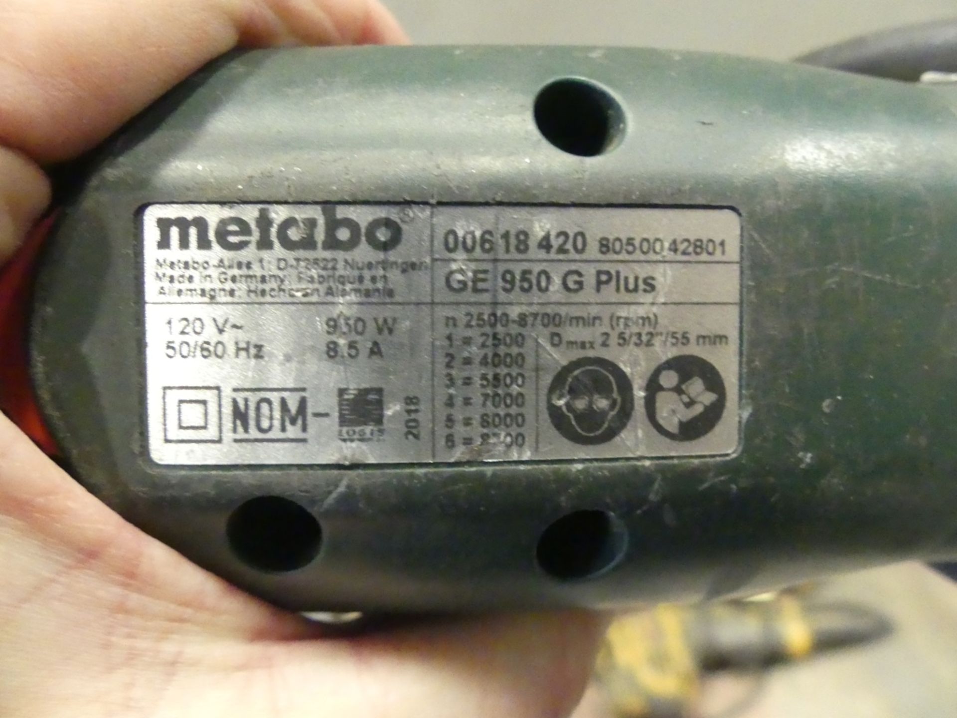 Metabo GE950 G Plus die grinders QTY 2 - Image 2 of 2