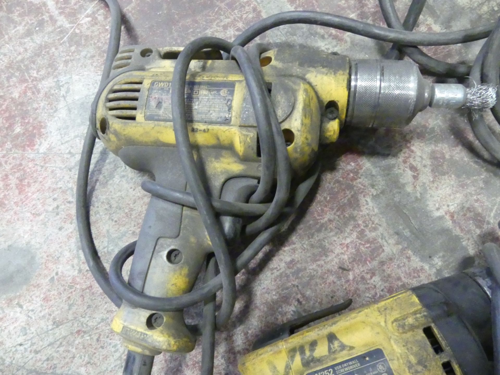 DeWalt - assorted VSR drills and impact - QTY 5 - Image 4 of 8