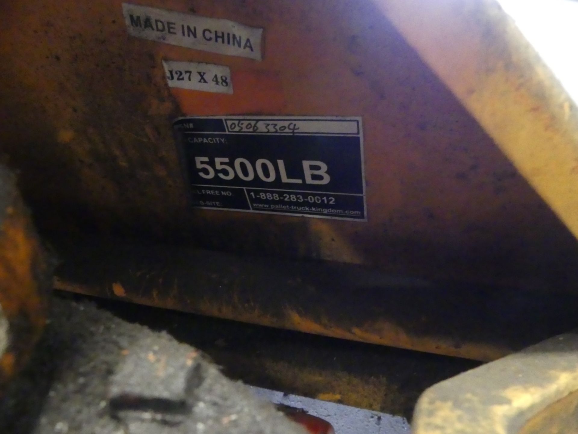 King - hydraulic pallet jack - 5500 lb - Image 3 of 4