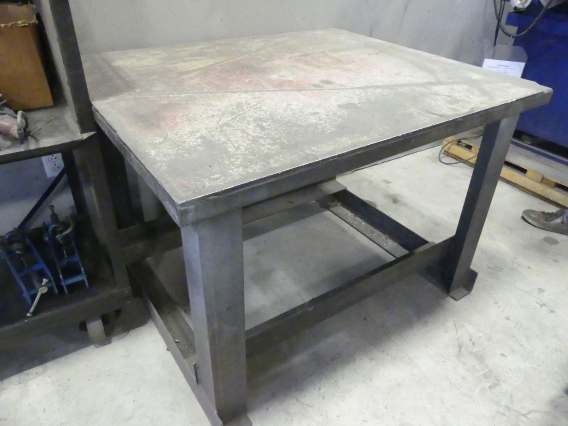 Steel work table, heavy duty - ~41 x 48"" - Image 2 of 2