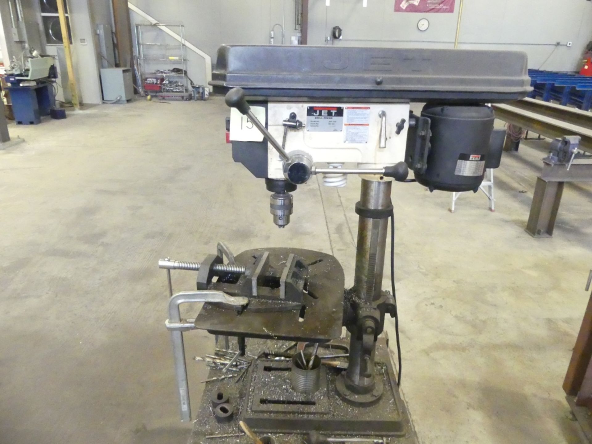 Jetmodel bench drill press w/ drilling vise, stand