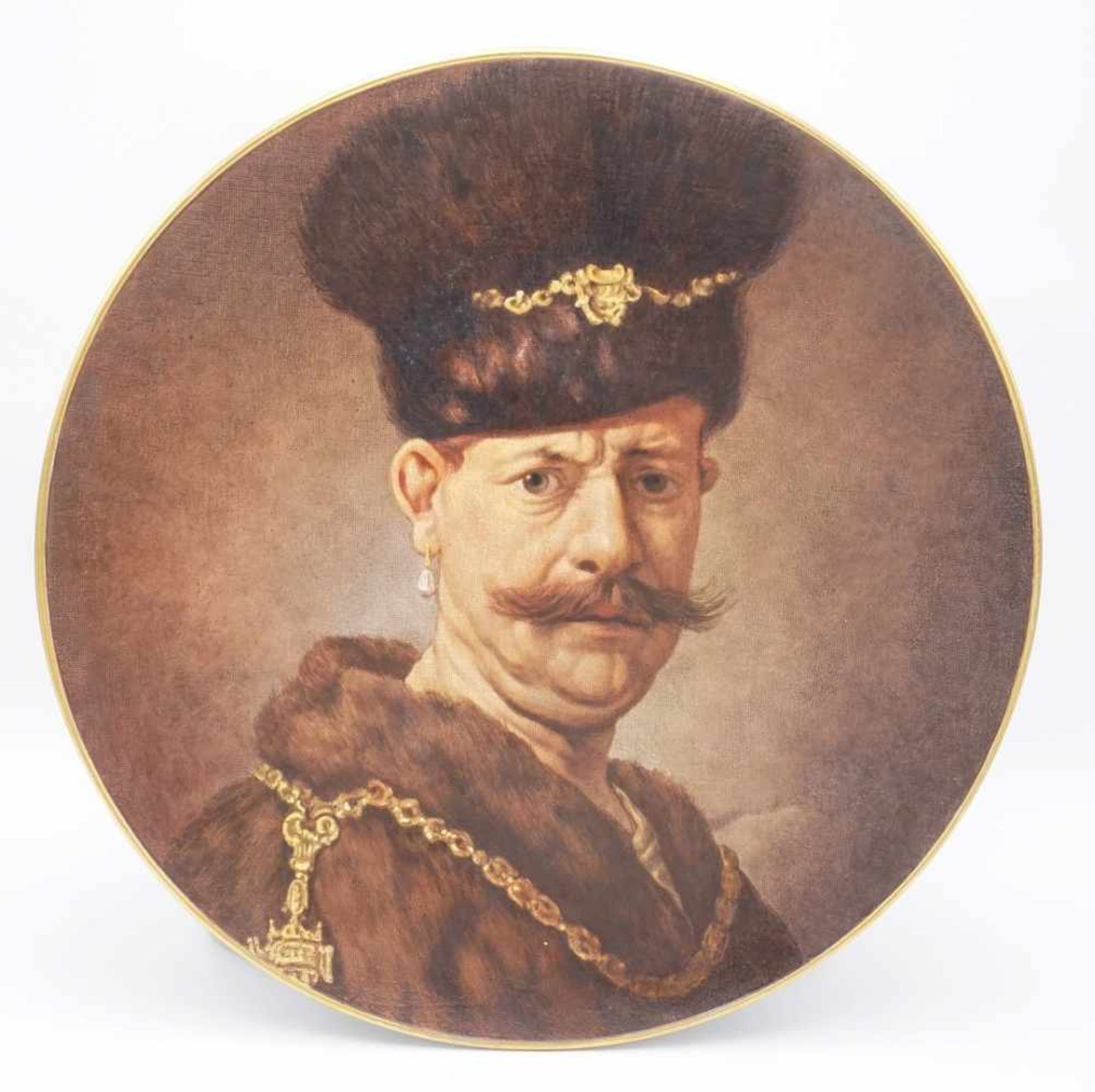 Villeroy & Boch Wandteller mit Rembrandt-Motiv, 1887-1934