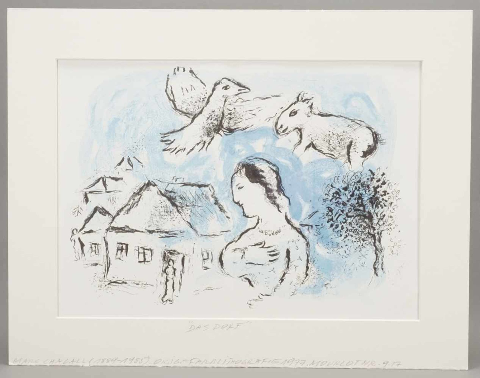 Marc Chagall, "Das Dorf (Le village)" - Bild 2 aus 4