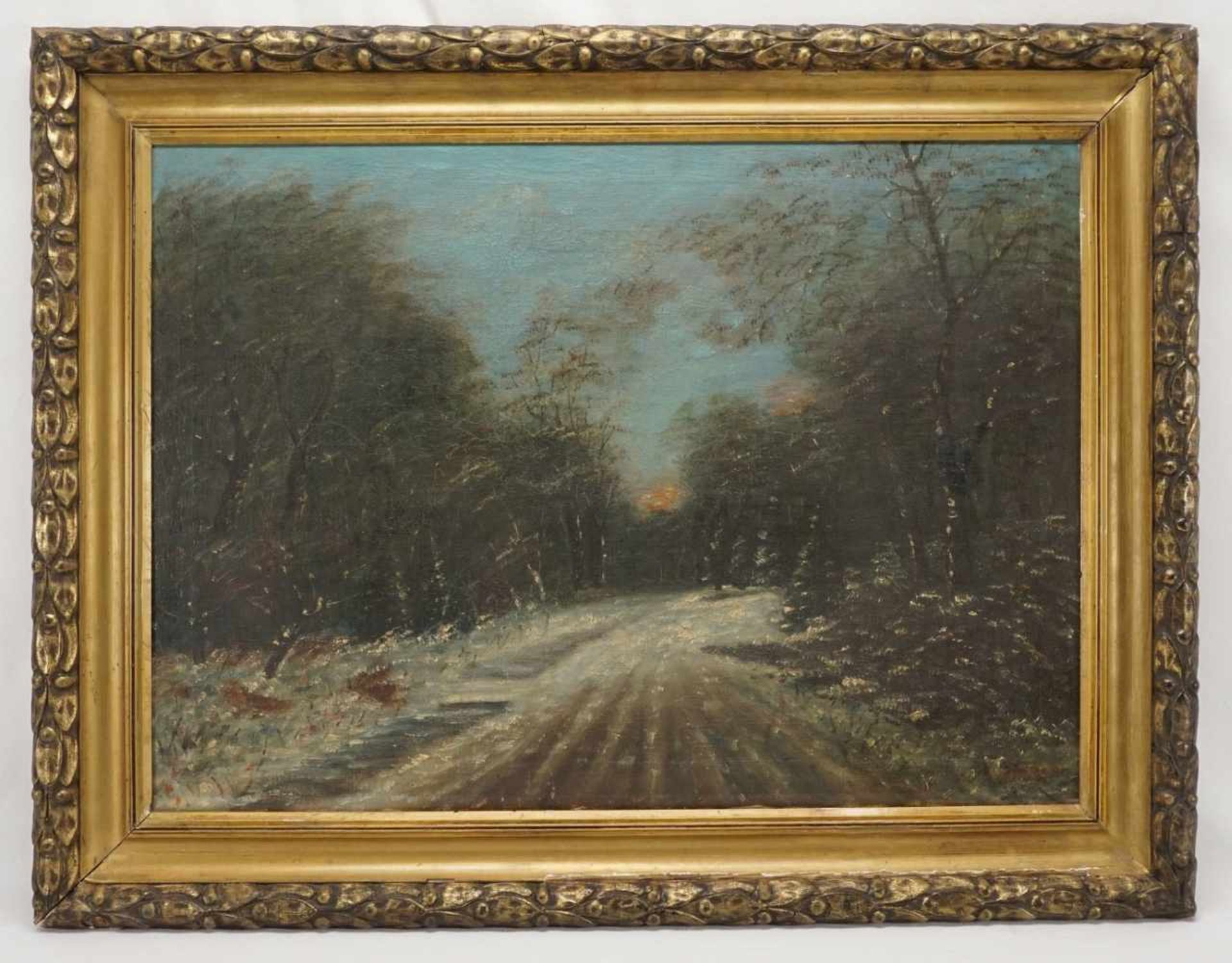 Friedrich Schaper, "Winterwaldweg" - Bild 2 aus 4