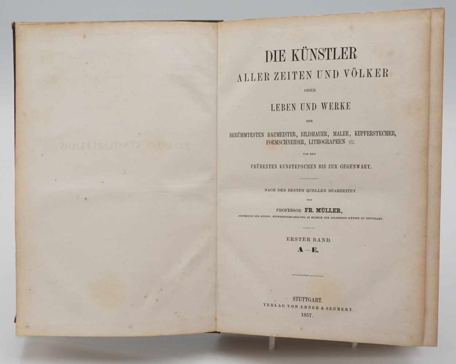 Prof. Friedrich Müller, "Die Künstler aller Zeiten und Völker" - Image 2 of 3