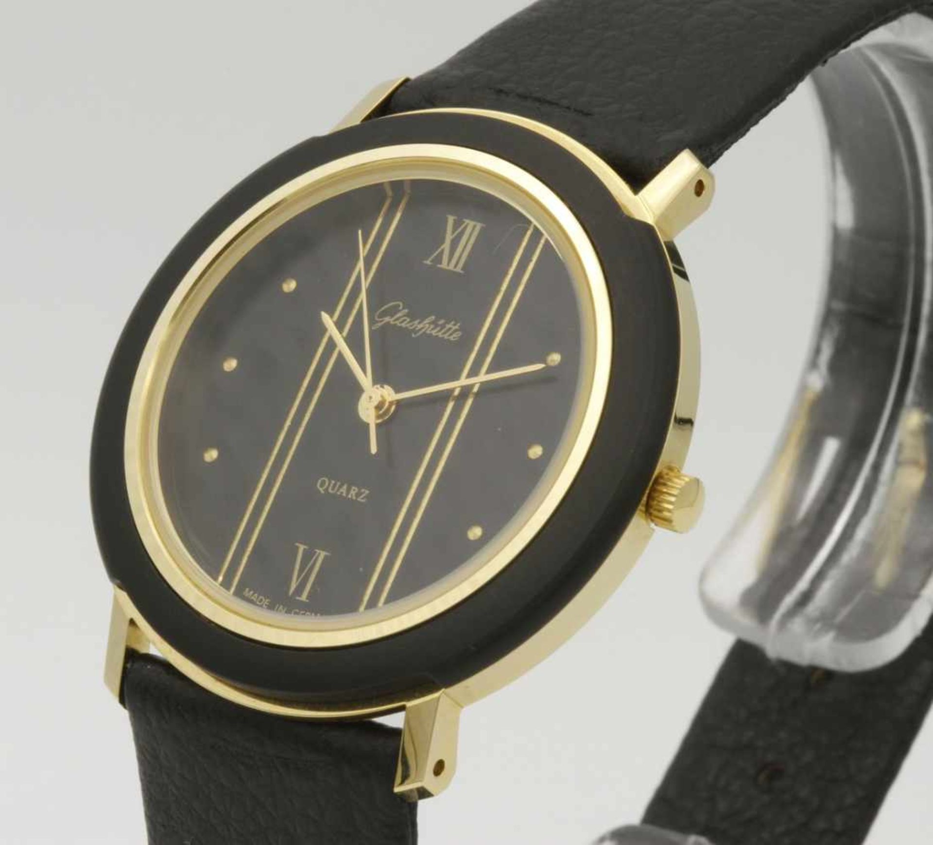 Glashütte Armbanduhr zum XII Parteitag der SED, 1989 - Bild 2 aus 5