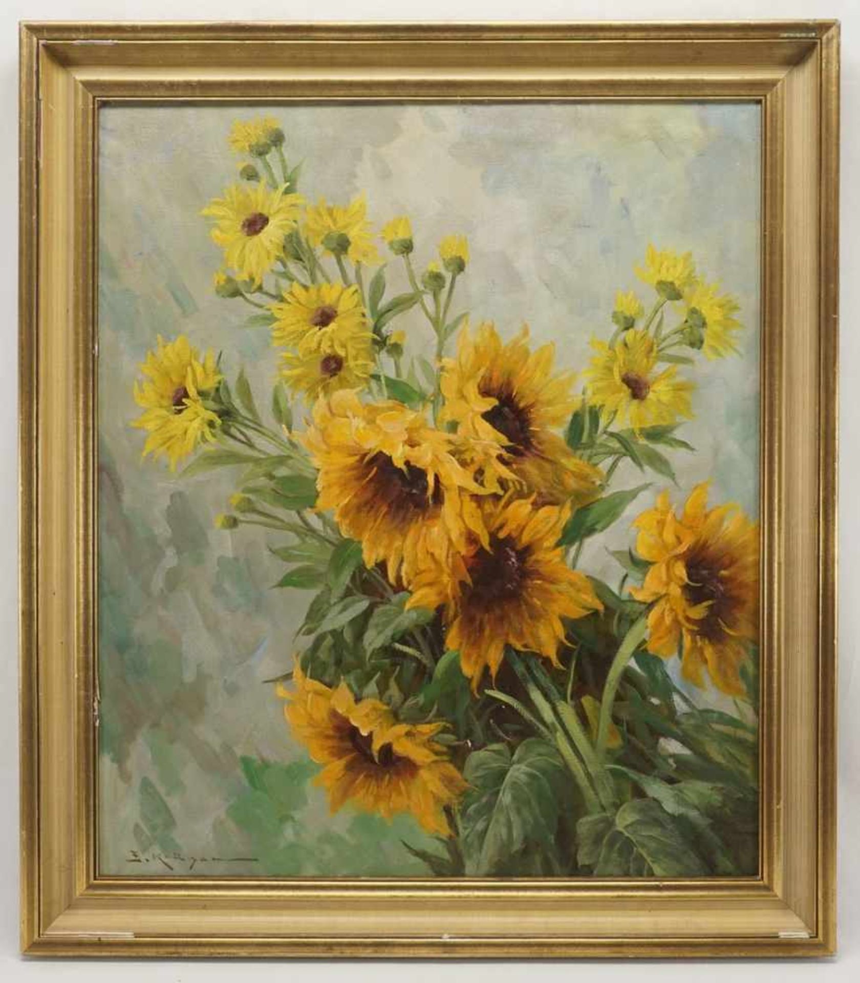 Erich Krüger, Sonnenblumen - Bild 2 aus 4