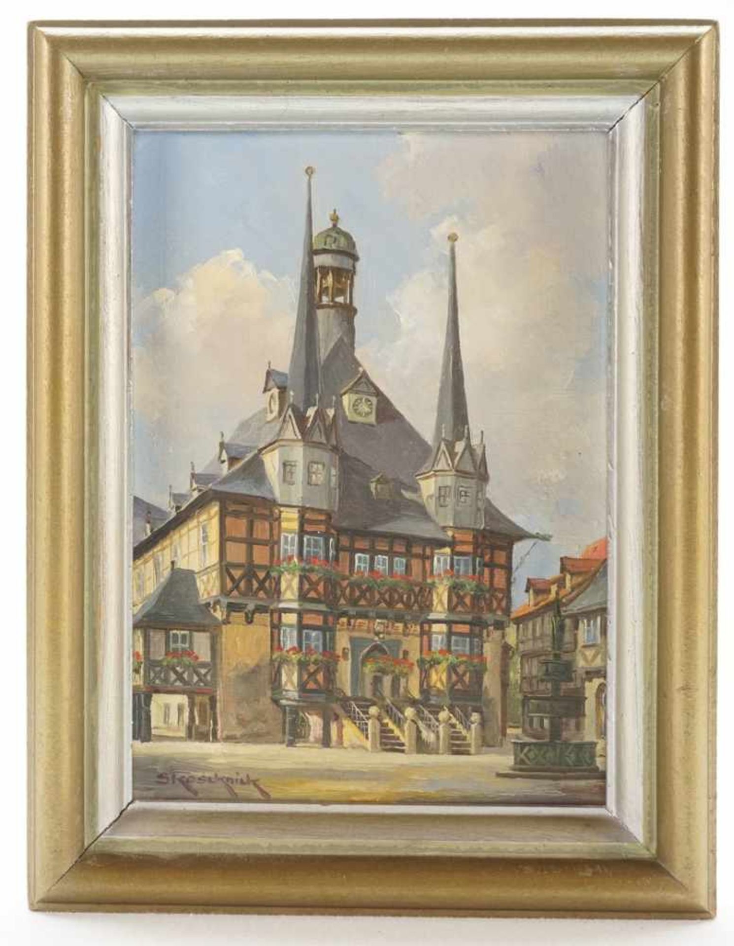 Siegfried Koschnick, "Rathaus Wernigerode" - Image 2 of 4