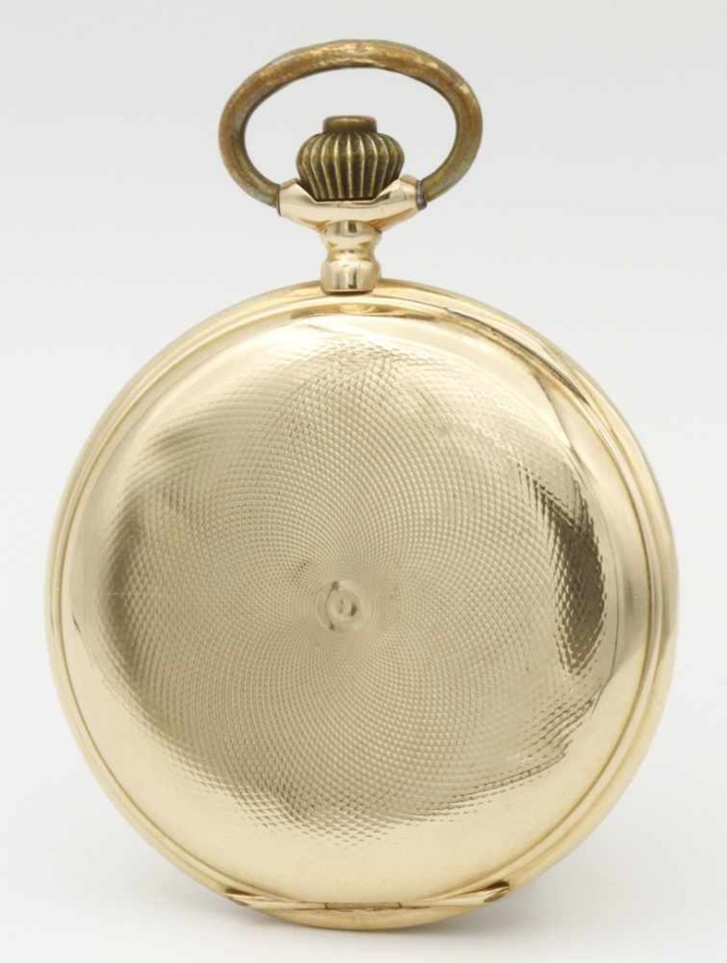 Goldene Savonette Herrentaschenuhr, um 1900 - Bild 3 aus 5