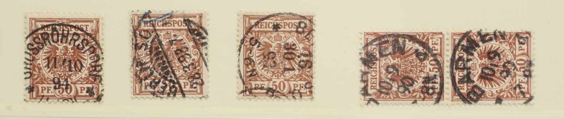Briefmarken Deutsches Reich, 1872-1932 im Album - Bild 32 aus 69
