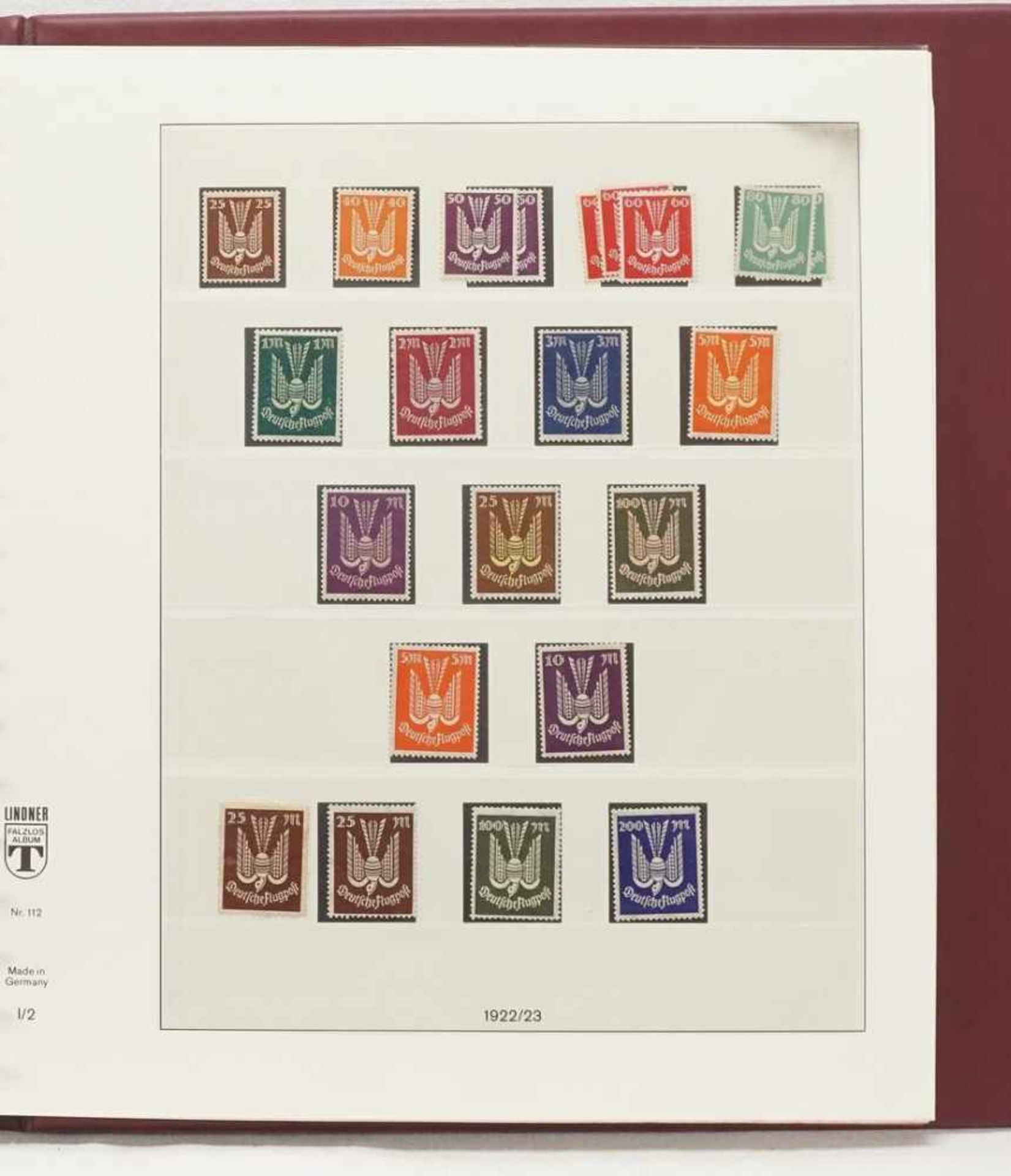 Lindner Briefmarkenalbum Deutsches Reich 1872-1923 - Bild 5 aus 19