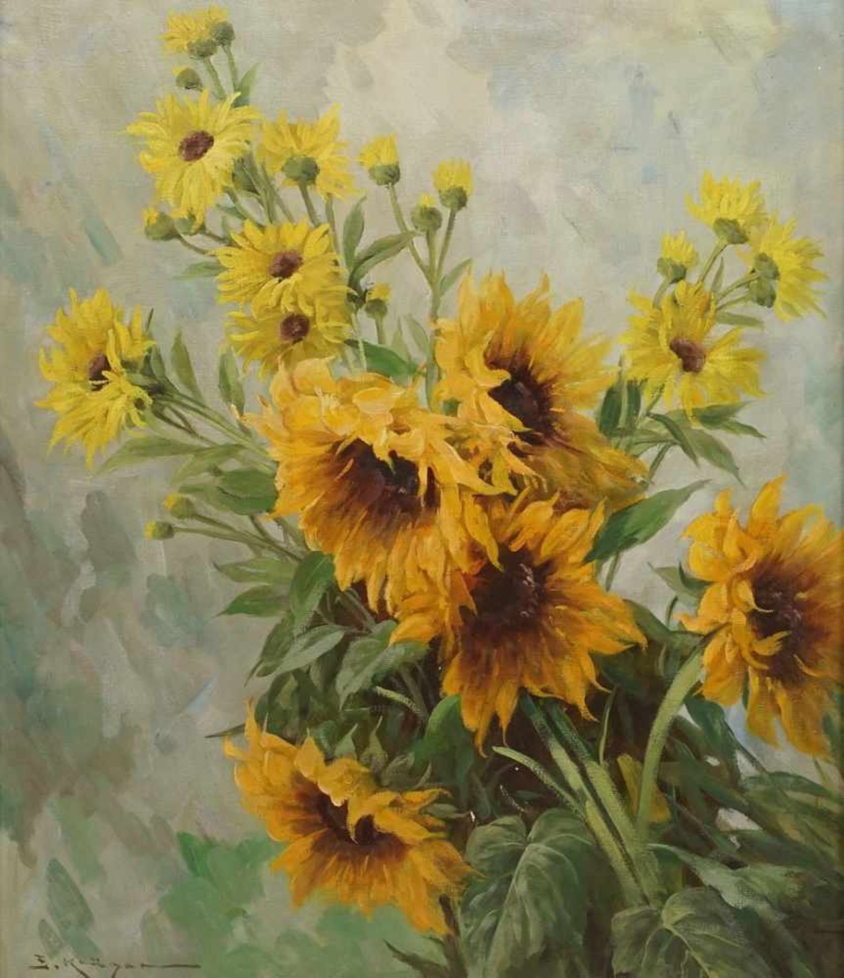 Erich Krüger, Sonnenblumen